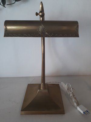 Vintage Desk Lamp In Brass For At, Vintage Desk Lamps