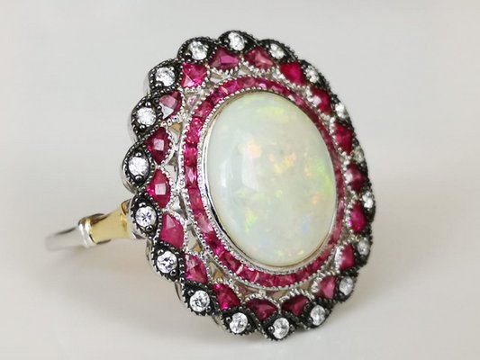 art deco opal