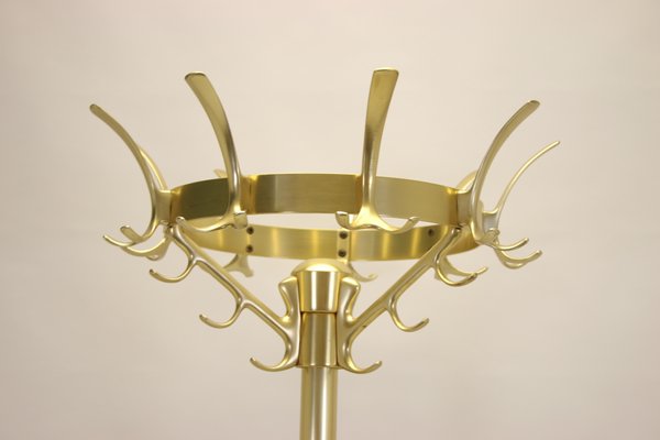 Vintage coat hooks Mid Century Modern gold, golden coat Vintage coat hooks Mid Century Modern gold, golden coat