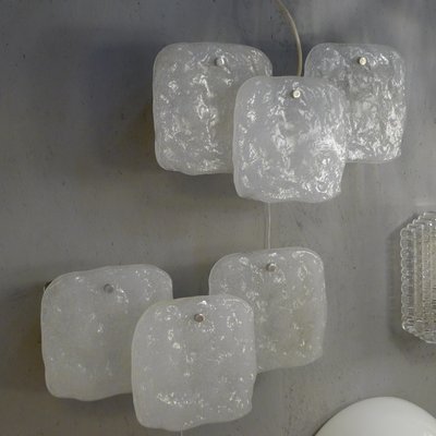 Wall Lights In Icicle Glass By J T Kalmar For Kalmar Franken Kg 1960s Set Of 2 For Sale At Pamono