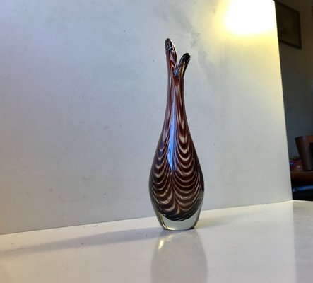 Art Glass Duckling Vase by Per Lütken for Kastrup & Holmegaard, 1950s for  sale at Pamono