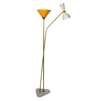 Mid Century Italian Floor Lamp 1950s, Italian Floor Lamp Vintage