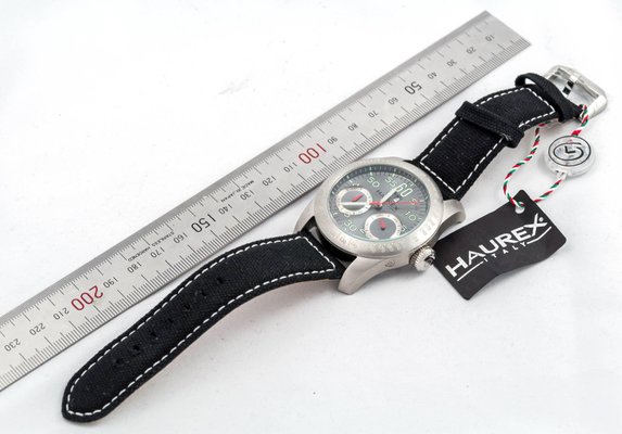 Orologio automatico con freccia rossa in acciaio inossidabile di Haurex,  Italia in vendita su Pamono
