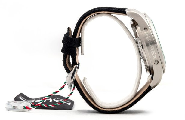 Orologio automatico con freccia rossa in acciaio inossidabile di Haurex,  Italia in vendita su Pamono