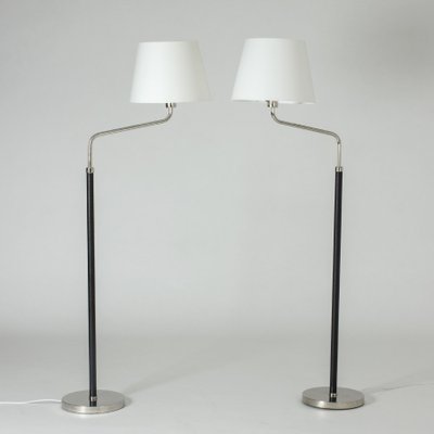 Functionalist Floor Lamps By Bertil, Pewter Floor Lamp Uk