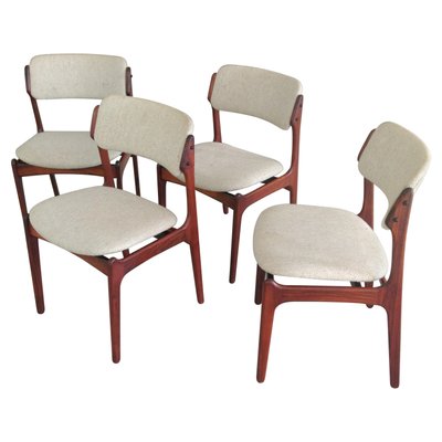 Danish Rosewood Dining Chairs By Erik, Rosewood Dining Chairs Danish