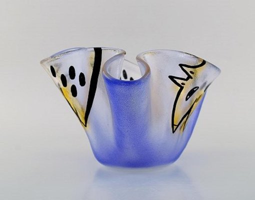 Kosta Boda Sweden Ulrica Hydman Vallien glass bowl