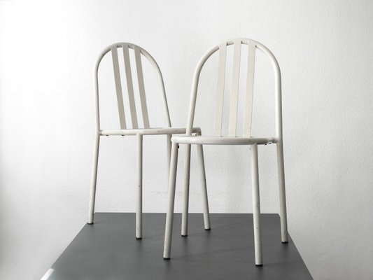 White Dining Chairs By Robert Mallet Stevens Set Of 2 For At White Dining Chairs By Robert Mallet Stevens Set Of 2 1
