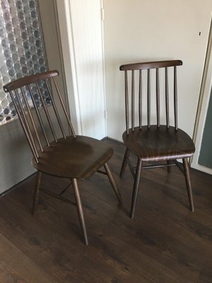 Vintage Spindle Back Dining Chairs By, Spindle Back Dining Chair With Arms