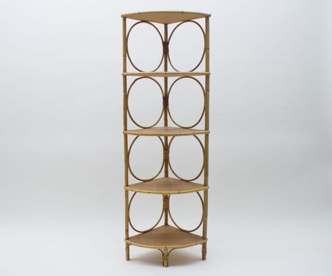 Bamboo And Wicker Corner Shelf Italy 1950s For At Pamono - Corner Shelf Bamboo Bamboo And Wicker Corner Shelf Italy 1950s For At Pamono - Corner Shelf Bamboo
