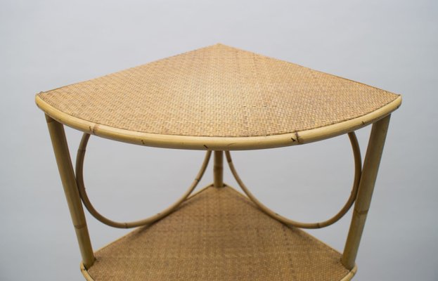 Bamboo And Wicker Corner Shelf Italy 1950s For At Pamono - Corner Shelf Bamboo Bamboo And Wicker Corner Shelf Italy 1950s For At Pamono - Corner Shelf Bamboo