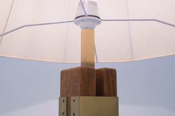 Vintage Wood and Brass Table Lamp Wooden Airplane Children's Table Lamp