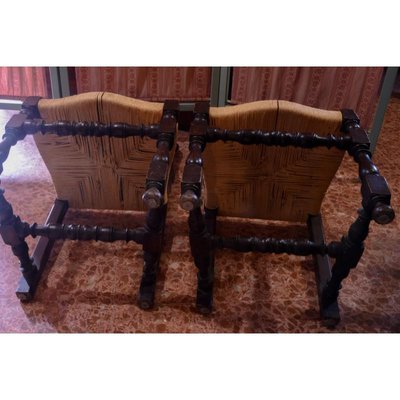 Spool Chairs 1800s Set of 2