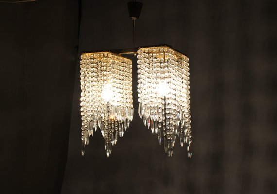 Czech Crystal Chandelier 1960s For At Pamono Czech Crystal Chandelier 1960s For, Antique Chainmail Chandelier