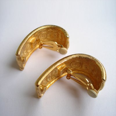 Vintage Clip on Earrings by Givenchy, 1980s, Set of 2 for sale at Pamono
