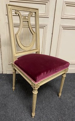 Antique French Harp Back Dining Chairs Set Of 6 For At Pamono Antique French Harp Back Dining Chairs