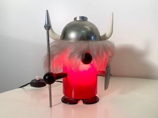 Mid-Century Italian Viking Table Lamp by Enea Ferrari for Lines