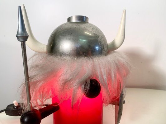 Mid-Century Italian Viking Table Lamp by Enea Ferrari for Lines