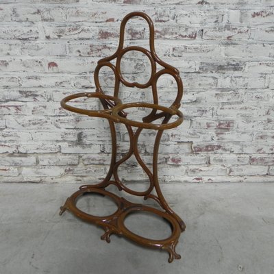 Art Nouveau Cast Iron Umbrella Stand from Fonderie Corneau Alfred