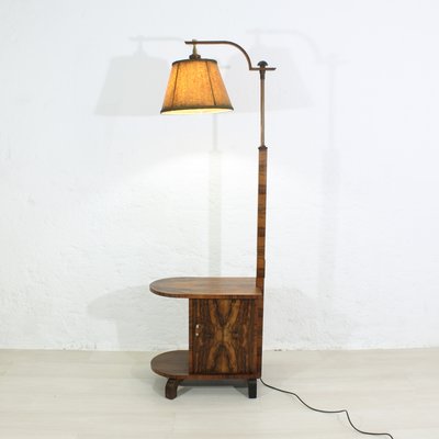 Art Deco Rosewood Floor Lamp With Side Table 1930s Bei Pamono Kaufen - Deco Floor Lamp Next Art Deco Rosewood Floor Lamp With Side Table 1930s Bei Pamono Kaufen - Deco Floor Lamp Next