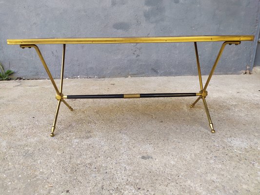 Gilded Brass Coffee Table From Maison Jansen 1950s For Sale At Pamono