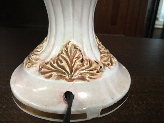 Lampe de Bureau Décorative en Céramique, Italie, 1970s en vente sur Pamono