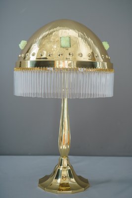 Art Deco Hammered Table Lamp 1918 For, Hammered Gold Table Lamp