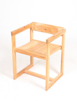 Mid Century Solid Pine Armchairs By Edvin Helseth Set Of 2 For Sale At Pamono