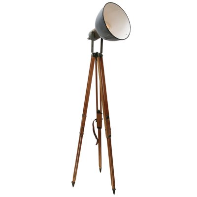 gray tripod floor lamp