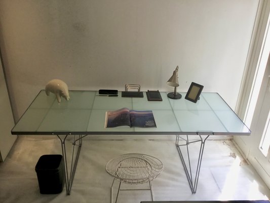 Scrivania o tavolo da pranzo vintage di Niels Gammelgaard per Ikea, anni  '80 in vendita su Pamono