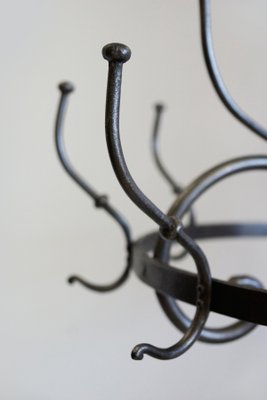wrought iron stand with hook