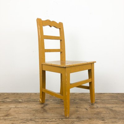 yellow children's chair