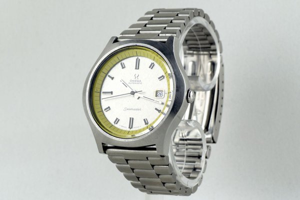Large Yellow Seamaster Watch from Omega 