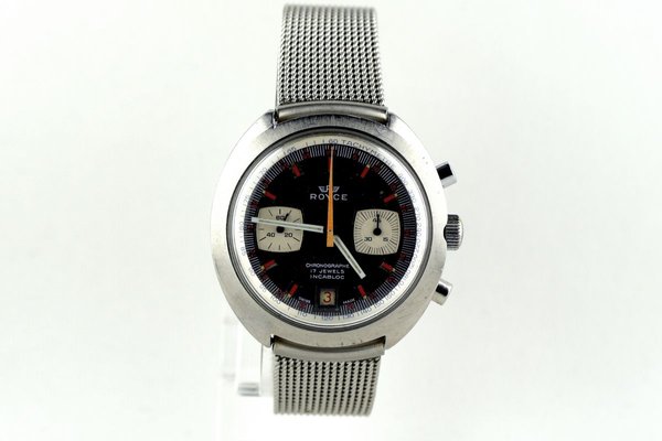 Montre Bracelet Homme Vintage R. Royce - Mécanique, Boîtier Plaqué Or 32.5mm, Des Années 70-90