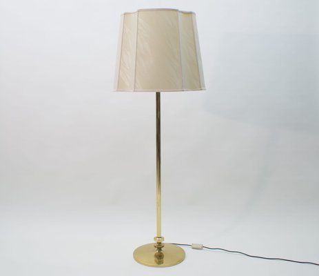 Brass And Fabric Floor Lamp 1970s For, Fabric Floor Lamp
