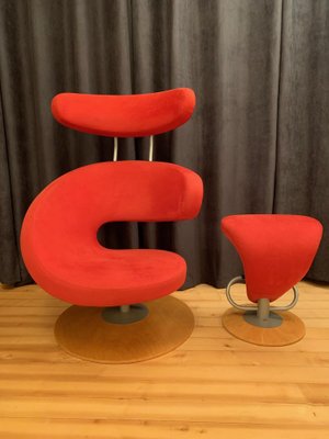 stokke orange peel chair