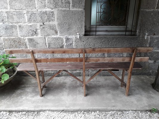 Rustic Farmhouse Bench 1940s For Sale At Pamono