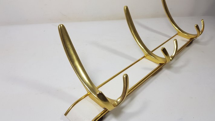 antique brass coat hanger
