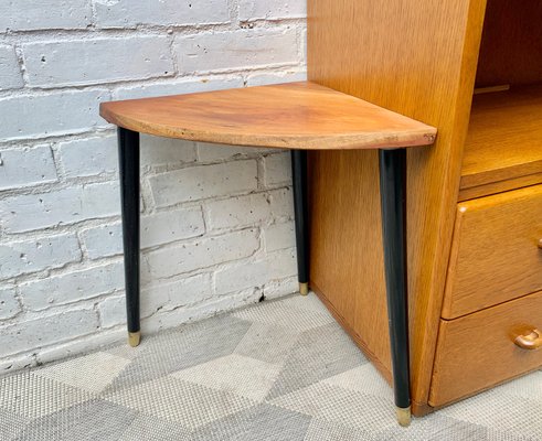 Small Vintage Teak Corner Side Table For Sale At Pamono