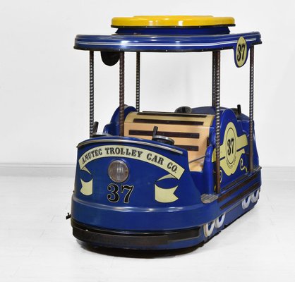 Vintage Fairground Tram Trolley Car From Amutec 1989 For Sale At Pamono