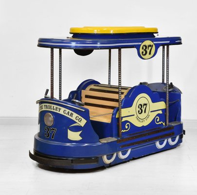 Vintage Fairground Tram Trolley Car From Amutec 1989 For Sale At Pamono