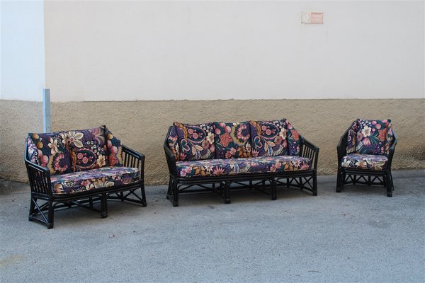 Black floral couch discount