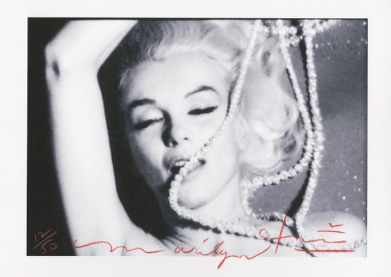 Marilyn Monroe The last sitting Pearls 1 by Bert Stern . 2011 for 