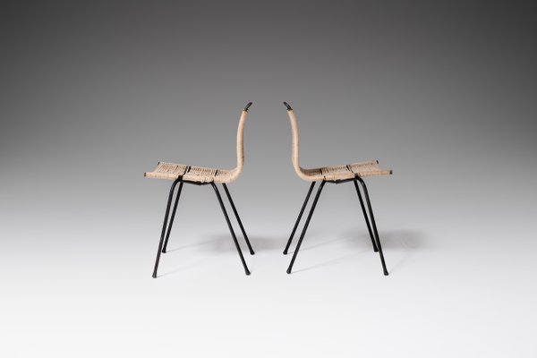 Model Pk1 Side Chairs By Poul Kjaerholm For E Kold Christensen 1950s Set Of 2 For Sale At Pamono
