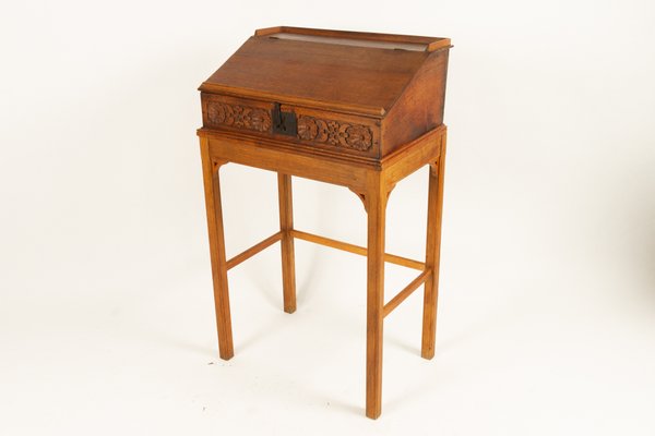 18th Century Oak Writing Desk For At Pamono 18th Century Oak Writing Desk For, Sloped Writing Desk