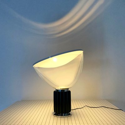 Taccia Table Lamp by Achille & Pier Giacomo Castiglioni for TABLE LAMP TACCIA SMALL FLOS. Lighting & Lamps Table