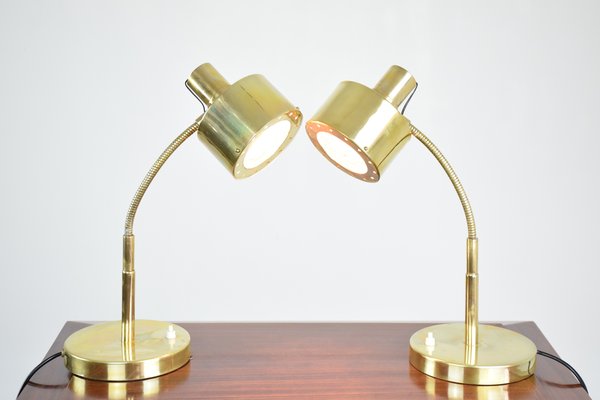 brass desk light