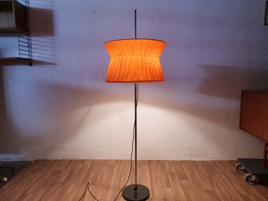 Vintage Space Age Orange Floor Lamp For, Orange Standing Lamp Shade
