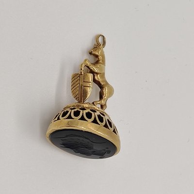 antique gold fobs