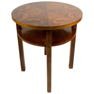 Round Coffee Table In Walnut Veneer By Jindrich Halabala 1930s For At Pamono - 1930s Round Coffee Table Round Coffee Table In Walnut Veneer By Jindrich Halabala 1930s For At Pamono - 1930s Round Coffee Table